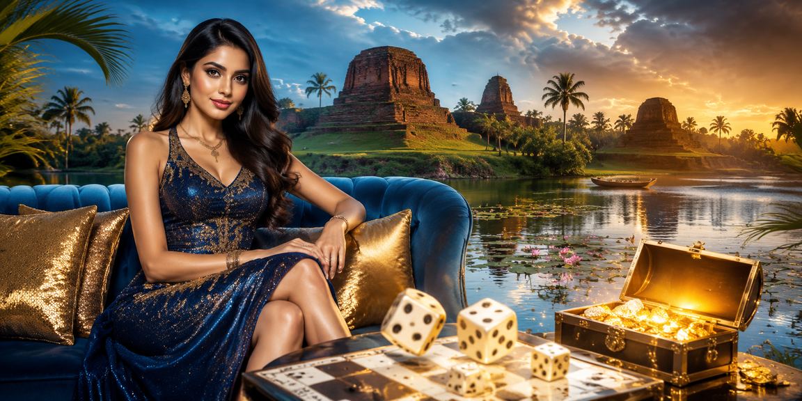 কুমিল্লায় সমুদ্র সৈকতে অনলাইন ডাইস গেম উপভোগ করছেন একজন খেলোয়াড়